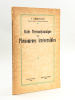 Etude thermodynamique des phénomènes irréversibles [ Edition originale ]. PRIGOGINE, Ilya Chargé de Cours à l'Université de Bruxelles