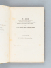 Historique des Fêtes bordelaises [ Edition originale ]. PELLEPORT, Vicomte Ch. de
