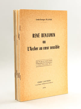 [ Lot de 9 tirés-à-part, la plupart dédicacés par l'auteur à Albert Rèche ] Mon Amie Jean Balde - Les Relations de Louis Veuillot avec le Pays ...