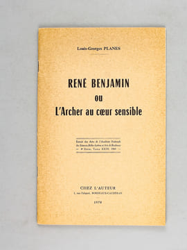 [ Lot de 9 tirés-à-part, la plupart dédicacés par l'auteur à Albert Rèche ] Mon Amie Jean Balde - Les Relations de Louis Veuillot avec le Pays ...
