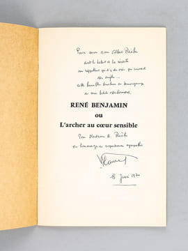 [ Lot de 9 tirés-à-part, la plupart dédicacés par l'auteur à Albert Rèche ] Mon Amie Jean Balde - Les Relations de Louis Veuillot avec le Pays ...