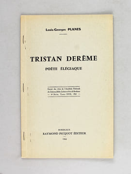 [ Lot de 9 tirés-à-part, la plupart dédicacés par l'auteur à Albert Rèche ] Mon Amie Jean Balde - Les Relations de Louis Veuillot avec le Pays ...