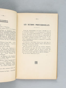 Annuaire 1929 - 1930. Association Catholique des Etudiants de l'Université de Bordeaux.. Association Catholique des Etudiants de l'Université de ...