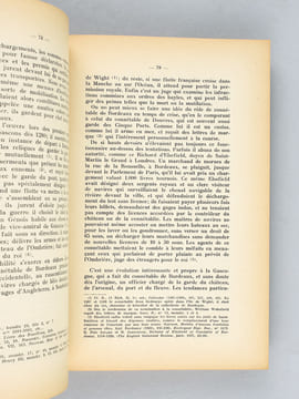 L’Amirauté de Guienne. Depuis le premier Amiral anglais en Guienne jusqu’à la Révolution. [  L'Amirauté de Guyenne ]. GOURON, Marcel 