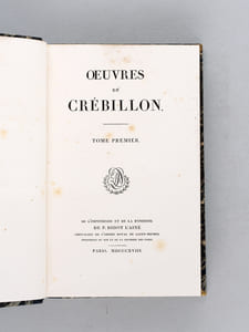 Oeuvres de Crébillon (2 Tomes - Complet)
