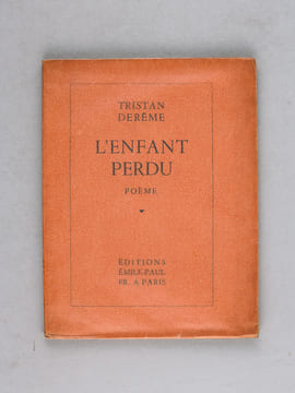 L'Enfant Perdu. Poème [ Edition originale ]. DEREME, Tristan