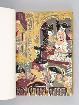 Le Rossignol Napolitain [ Reliure de marqueterie en bois de Max Fonsèque ]. ARNOUX, Alexandre
