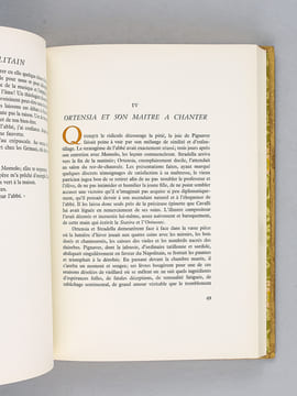 Le Rossignol Napolitain [ Reliure de marqueterie en bois de Max Fonsèque ]. ARNOUX, Alexandre