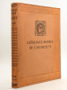 Catalogue Modèle de l'Architecte. Année 1936. Collectif