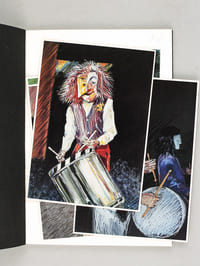 Masques. Sarah Wiame. Peintures Collages - Jamel Eddine Bencheikh. Préface Poèmes [ Edition originale - Livre dédicacé par l'auteur et l'illustrateur]