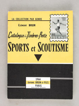 Catalogue de Timbres-Poste Sports et Scoutisme. 1966. BRUN, Clément