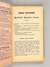 Almanach 1910. Union Poitevine des Syndicats agricoles locaux.