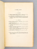 Les problèmes de la corrélation et de l'élasticité, étude théorique de la loi de King (2 tomes, complet) : I.  la position des problèmes ; II. les ...