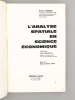 L'analyse spatiale en science économique. MORAN, Pierre