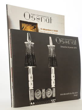 [ Lot de 3 catalogues "Arts décoratifs du XXe siècle - Design ] Art décoratif du XXe siècle - Desgin, 24 janvier 2010 ; Art décoratif du XXe siècle - ...