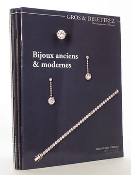 Bijoux anciens et modernes , Hôtel Drouot Paris (Lot de 3 catalogues, année 2013) : 30 octobre 2013 - écrins de Madame X et à divers - ; 22 novembre ...