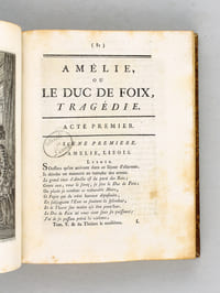Collection complette des Oeuvres de M. de Voltaire. Tome Cinquième. Théâtre Complet de M. de Voltaire. Tome Troisième. Contenant : Adelaïde du Guesclin, Le Duc de Foix, Orphelin de la Chine, Tancrède, Zulime, Olimpie, avec toutes les pièces relatives à ces drames 