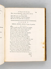 Collection complette des Oeuvres de M. de Voltaire. Tome Cinquième. Théâtre Complet de M. de Voltaire. Tome Troisième. Contenant : Adelaïde du Guesclin, Le Duc de Foix, Orphelin de la Chine, Tancrède, Zulime, Olimpie, avec toutes les pièces relatives à ces drames 