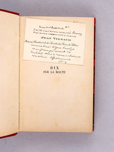 Dix sur la Route [ Avec un billet autographe du mari de l'auteur ]