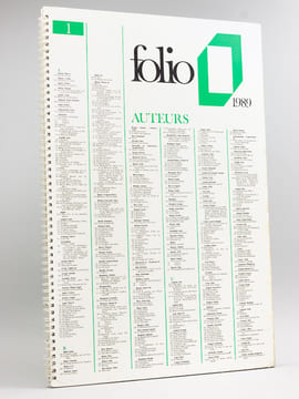 Catalogue de librairie de la collection "Folio" poche 1989 [ Gallimard ]. Collectif