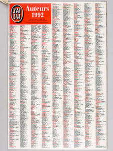 Catalogue de librairie de la collection "J'ai Lu" et "J'ai Lu BD" 1992