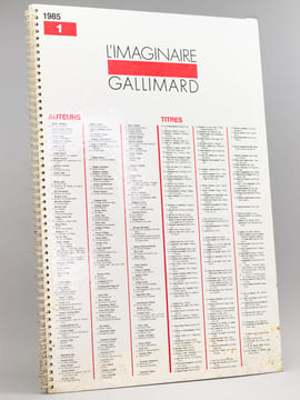 Catalogue de librairie des collections "Gallimard" L'Imaginaire - Poésie - TEL - Idées [ Catalogue 1985 Gallimard ]. Collectif