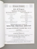 Art d'Orient, Tableaux orientalistes [ Lot de 2 catalogues, année 1999 ] Paris, Hôtel Drouot, le Lundi 8 mars 1999 ; 16-17 novembre 1999. Etude TAJAN, ...