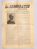 La Démocratie Melloise. Organe Républicain de l'Arrondissement de Melle [ Première Année N°1, 2, 3 et 4 - du 10 avril au 1er mai 1932  - Complet ]. ...