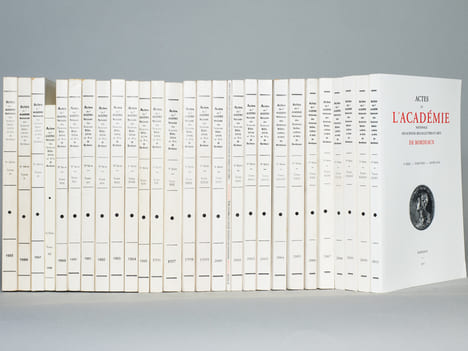 Actes de l'Académie Nationale des Sciences, Belles-Lettres et Arts de Bordeaux (5e Série. Du Tome IX Année 1984 (1985 au dos) au Tome XXXV Année 2010 ...