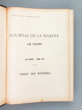 Journal de la Marine. Le Yacht. XXXe Volume - Année 1907 Complète (Du n°1504 du 5 janvier 1907 au n°1555 du 28 décembre 1907). Collectif ; VUILLAUME, ...