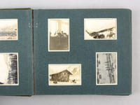 Album photo de vacances au sports d'hivers, vers 1925-1935, à Bergün, Suisse.