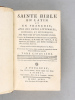 Sainte Bible en Latin et en François, avec des notes littérales, critiques et historiques, des préfaces et des dissertations . Tome Cinquième : ...