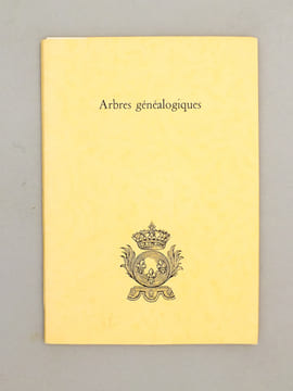 Arbres généalogiques ( lot de 4 tableaux relatifs aux Valois, aux Bourbons et à la famile de Diane de Poitiers ). Collectif
