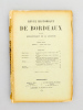 Revue historique de Bordeaux et du Département de la Gironde, Sixième Année - 1913 ( Année complète, 6 numéros ). Collectif ; Revue historique de ...