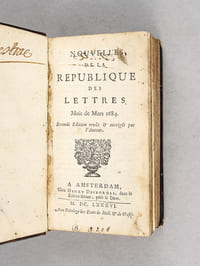 Nouvelles de la République des Lettres. Mois de Mars 1684 [ Avril, Mai, Juin, Juillet 1684 ]