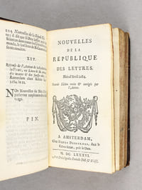 Nouvelles de la République des Lettres. Mois de Mars 1684 [ Avril, Mai, Juin, Juillet 1684 ]