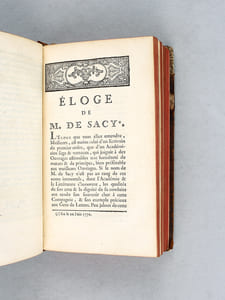 Eloges lus dans les Séances publiques de l'Académie Françoise [ française ] [ Edition originale ]