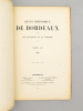 Revue historique de Bordeaux et du Département de la Gironde, Quatorzième Année - 1921 ( Année complète, 4 numéros ). Collectif ; Revue historique de ...