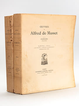 Poésies (2 Tomes - Complet) Tome I : 1828-1832 : Contes d'Espagne et d'Italie, Poésies diverses, Un spectacle dans un Fauteuil ; Tome II : 1833-1852 : ...