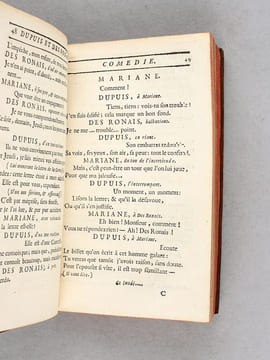 Dupuis et Des Ronais, Comédie en Trois actes, et en Vers Libres, Représentée pour la première fois par les Comédiens François ordinaires du Roi, le ...