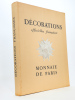 Décorations officielles françaises. Administration des Monnaies et Médailles - Monnaie de Paris