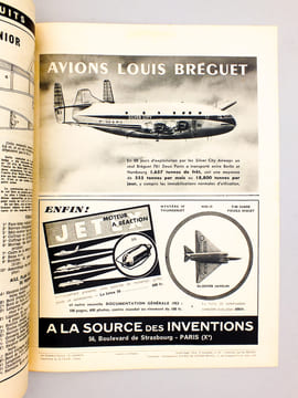 Aviation Magazine ( lot des 125 premiers numéros, du n° 1 du 1er mai 1950 au n° 125 du 24 mars 1955 ). Aviation Magazine (revue bimensuelle) ; Pierre ...