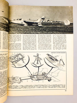 Aviation Magazine ( lot des 125 premiers numéros, du n° 1 du 1er mai 1950 au n° 125 du 24 mars 1955 ). Aviation Magazine (revue bimensuelle) ; Pierre ...