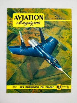 Aviation Magazine ( lot des 125 premiers numéros, du n° 1 du 1er mai 1950 au n° 125 du 24 mars 1955 ). Aviation Magazine (revue bimensuelle) ; Pierre ...