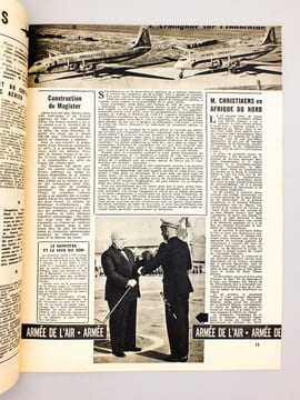 Aviation Magazine ( lot des 125 premiers numéros, du n° 1 du 1er mai 1950 au n° 125 du 24 mars 1955 ). Aviation Magazine (revue bimensuelle) ; Pierre ...