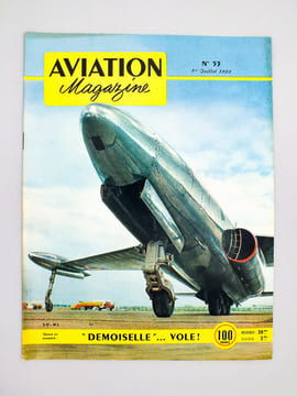 Aviation Magazine ( lot des 125 premiers numéros, du n° 1 du 1er mai 1950 au n° 125 du 24 mars 1955 ). Aviation Magazine (revue bimensuelle) ; Pierre ...