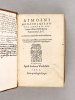 Aimoini Monachi, Qui antea Annonii Nomine editus est, Historiae Francorum Lib. V. AIMONIUS MONACHUS ; [AIMOIN DE FLEURY  ; AYMON de FLEURI ; NICOT, ...