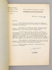 Bulletin d'information du laboratoire d'analyse lexicologique ( lot de 6 vol., numéros I à VI ) : I ; II ; III ; IV ; V ; VI