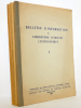 Bulletin d'information du laboratoire d'analyse lexicologique ( lot de 6 vol., numéros I à VI ) : I ; II ; III ; IV ; V ; VI. Faculté des lettres et ...