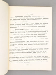 Etude du rapport signal sur bruit dans un interféromètre à deux antennes en corrélation fonctionnant à 35 Ghz. Contribution à l'étude de corrélateurs. ( Thèse présentée à l'Université de Bordeaux I pour l'obtention du titre de Docteur en Physique, Mention Spectronomie Hertzienne, soutenue le 7 mai 1969 ) [ Exemplaire dédicacé par l'auteur ]